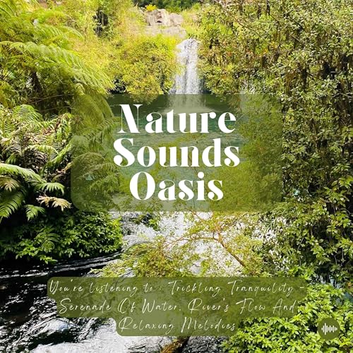 Trickling Tranquility | Flowing River Sounds & Relaxing Music In An Exquisite Forest | Nature Sounds Oasis, Waterfall, Forest Soundscape, Sleep Music,...