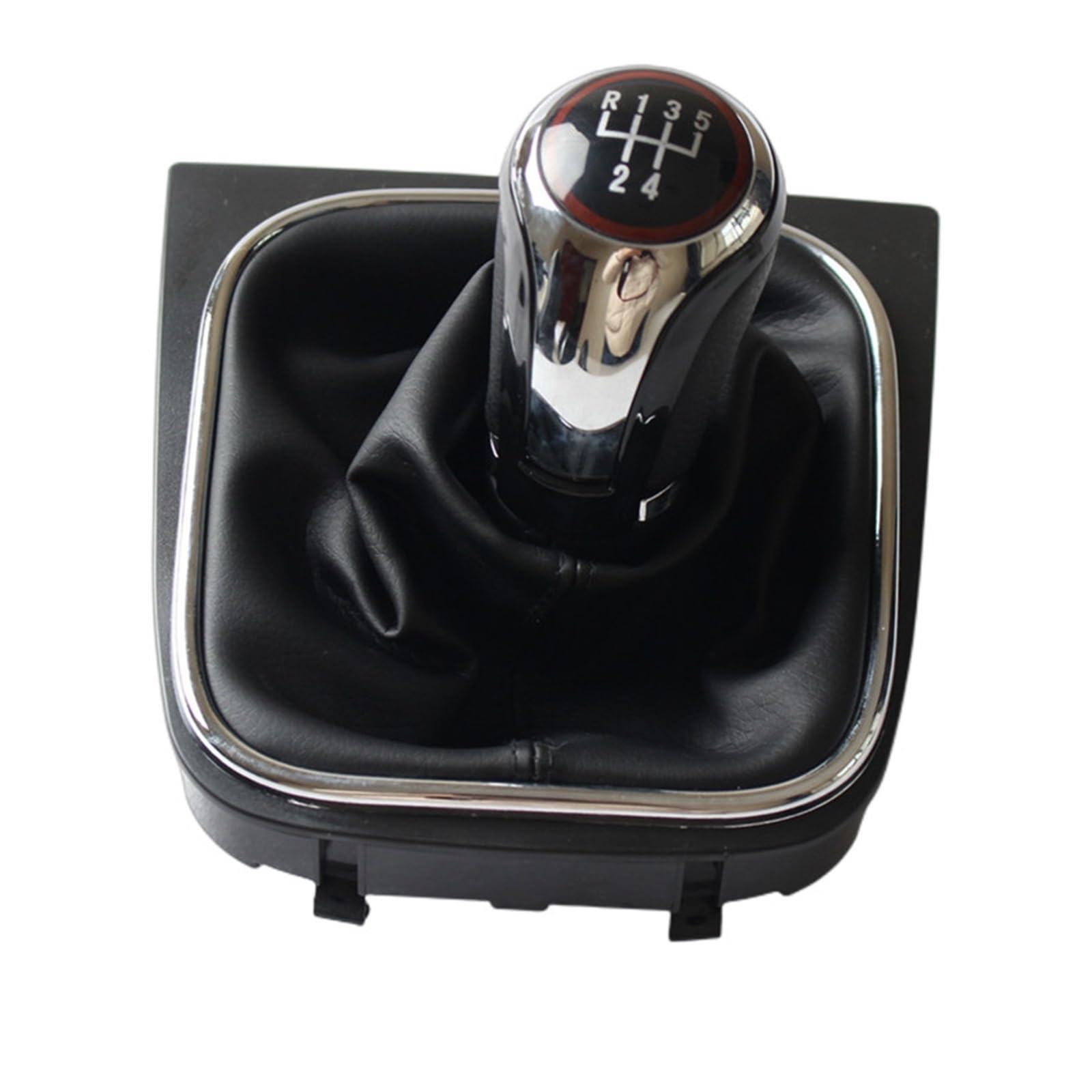 Rbevcrr 5 Speed B0424 Car Shift Lever Knob For Vw For Golf 5/6 Mk5 Mk6 For Scirocco(2009) For Octavia 5/6 Speed Gear Shift Knob Gaiter Stick Shifter Pen(5 Speed B0424)