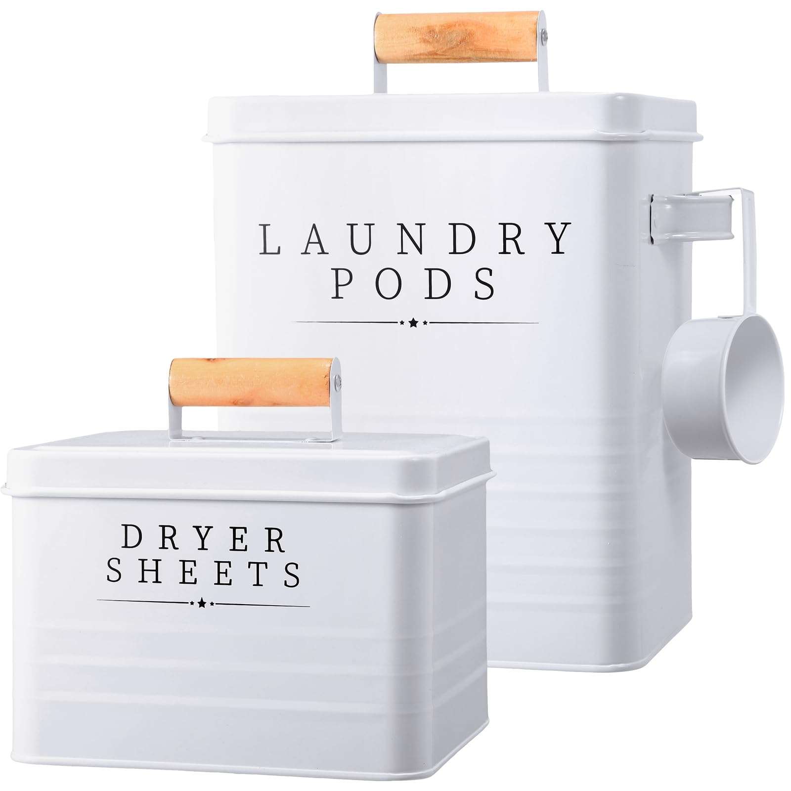 Amazon.com: Yaocom 2 Pcs Laundry Pod Container with Dryer Sheet