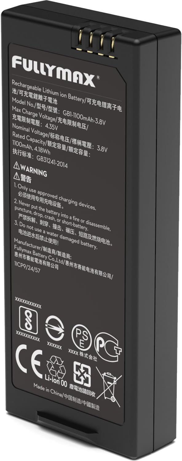 Drone Intelligent Flight Battery 1100 mAh 3.8V For DJI Tello Quadcopter (1Pc)