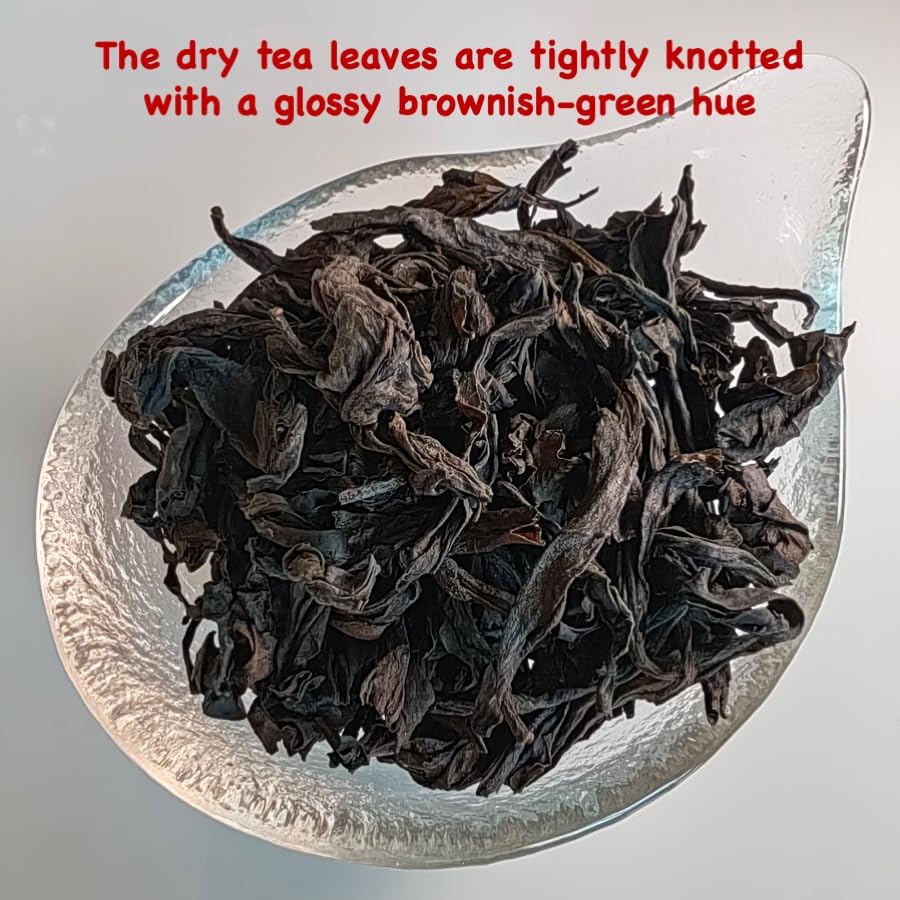 Xiangsou Dahongpao Oolong Tea,Wuyi Rock-Essence Tea,Wuyi Mountain Zhengyan Core Producing Area,Mellow Rock Rhyme,Rich Aroma Style,12bags/96g/3.39oz,Time-Honored Chinese Oolong Tea,Chinese Tea Gift