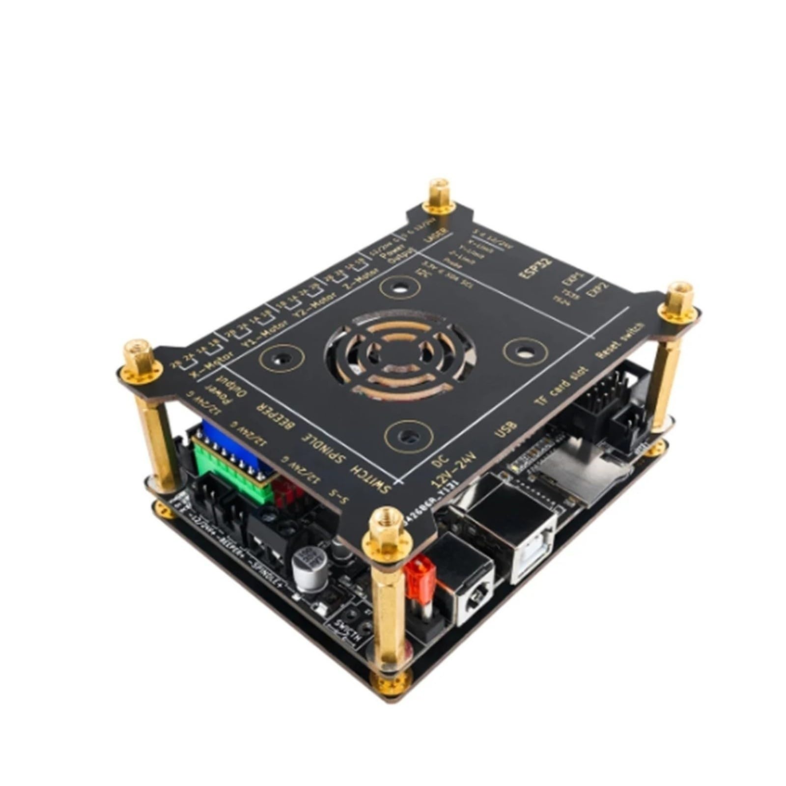 Aixinong1 Placa controladora de grabador láser DLC32 V2.1 de 32 bits, pantalla táctil TFT(TS24-R V2.0)