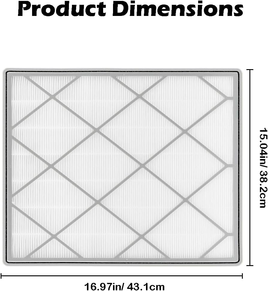 Goodsby Replacement True HEPA Filter H13 for Shark 4 Fan Models HE400 HE401 HE401C HE401NP HE402 HE402C HE402AMZ HE405 UA415 Air Purifier Part# HE4FKPET (1)
