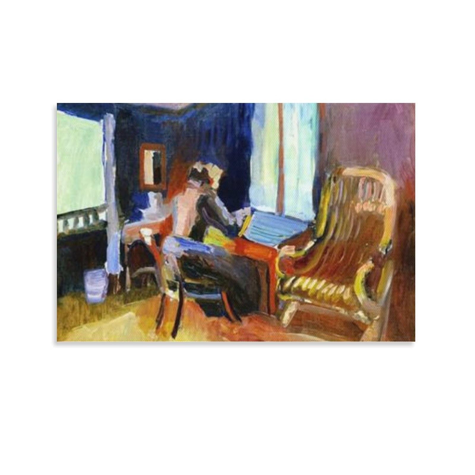 SXDMOUBK Henri Matisse Swiss Interior Print - Famous Painting Poster Picture Canvas Wall Paint Art Decor Modern Home 20x30inch(50x75cm)
