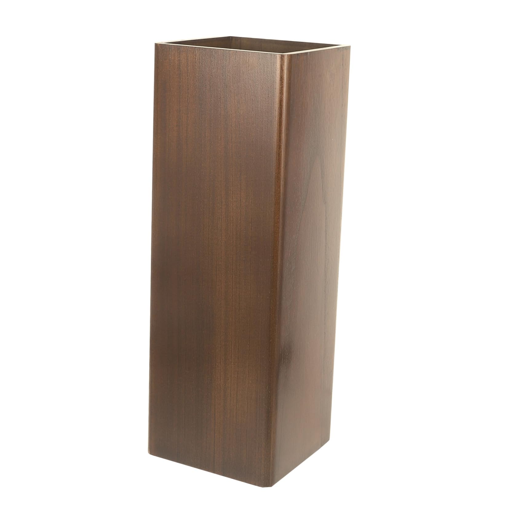 Umbrella Stand For Entryway, Floor Umbrella Holder in Legno Massello, 17,5x17,5x50 Cm, Organizer Salvaspazio per Ingresso Casa e Hotel
