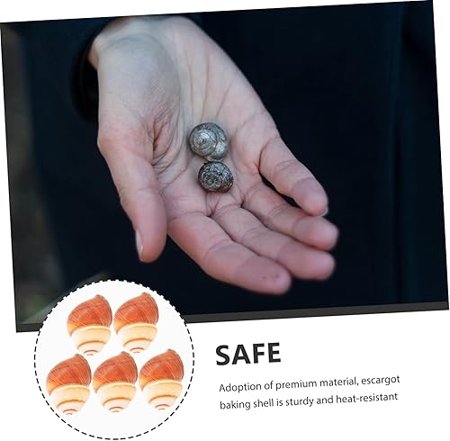 Miniatura 4 de Mipcase Escargot - Conchas de caracol decorativas de calidad alimentaria, aislamiento térmico seguro para horno, microondas, congelador, lavavajillas