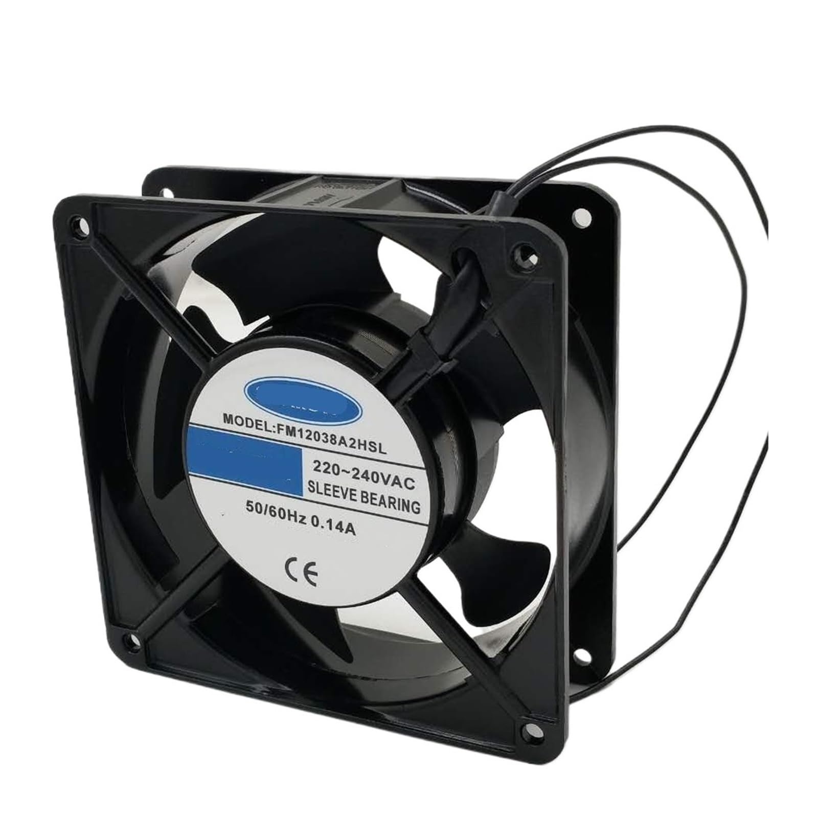 LZIKKGKI FM12038A2HSL 220-240VAC 50~60Hz 0.14A Two Lines Fan