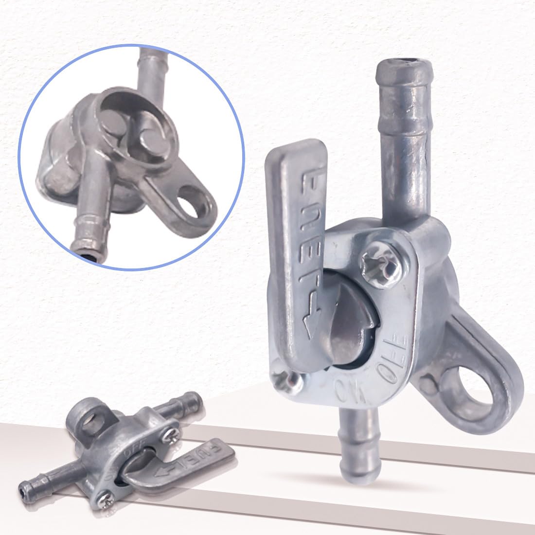 Motorcycle Fuel Tank Valve Shut Off Tap Petrol ON-OFF Switch For Go - View #2