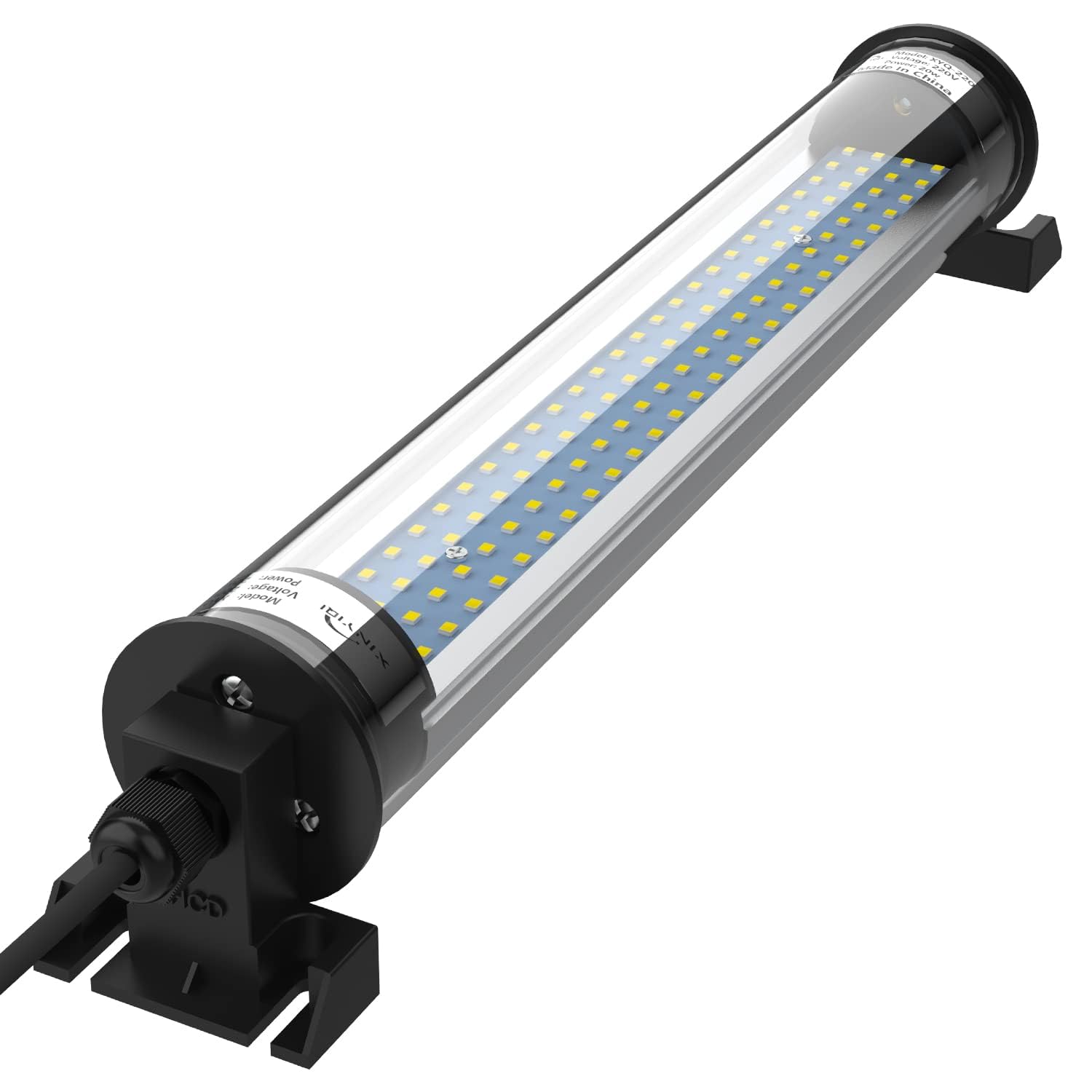 LED Work Light, Machine LED Tube Light,Explosionproof Work Lamp IP67 Waterproof 2000 Lumen 20W 120V-220V,Suitable for Workshop/Garage/milling Workshop
