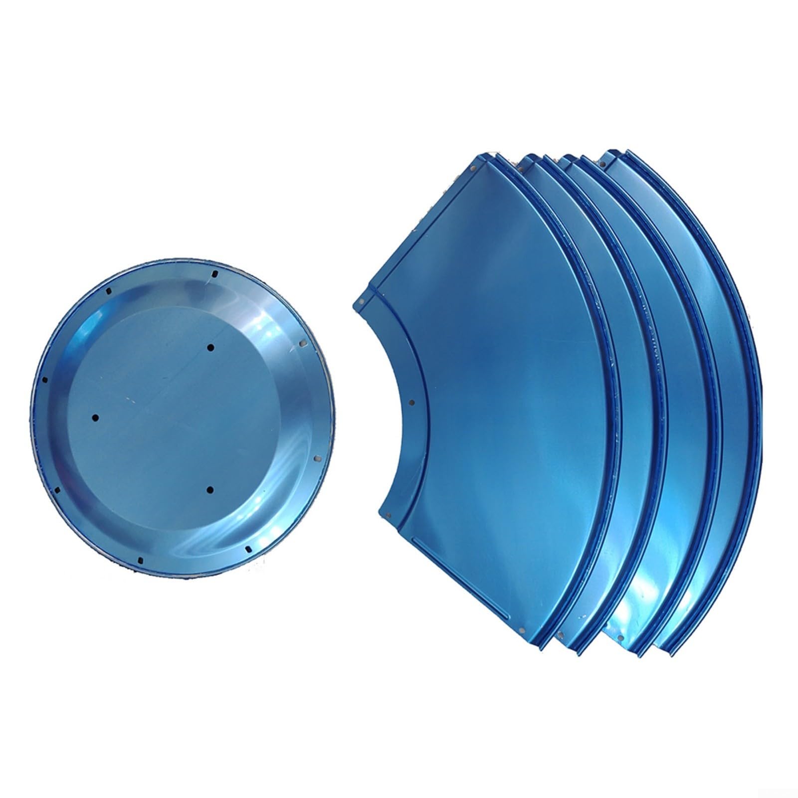 Bouclier réflecteur de chauffage de terrasse en aluminium, pour chauffe-gaz verticaux en forme de parapluie, remplacement du dôme réfléchissant la chaleur, bouclier réflecteur de chauffage de