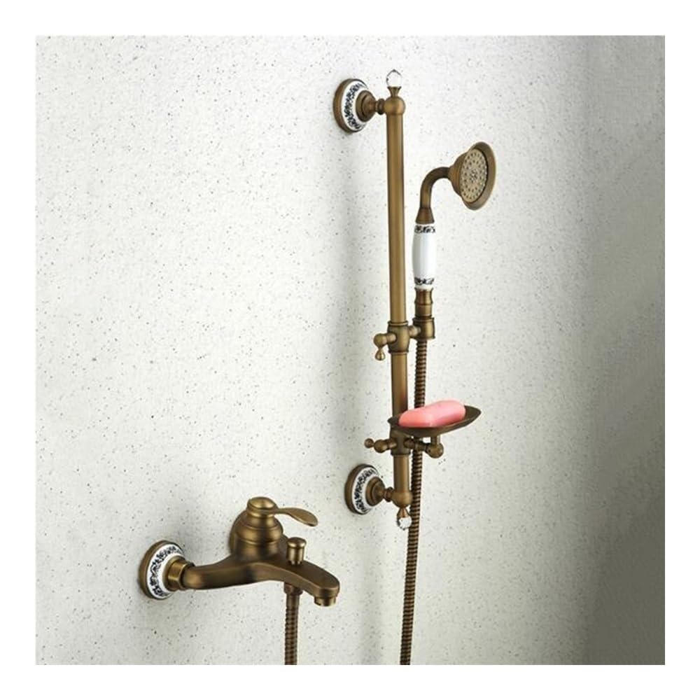 Bathtub Faucets Bathroom Tub Mixer Faucet Handheld Bathtub Faucet Wall Mounted Shower Faucets XT362(2)