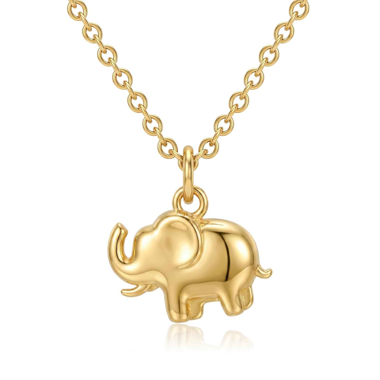 14K Dainty Gold Jewelry for Women，Cute Animals Charm Gifts Classic Animal Pendant Necklaces, Trendy Birthday Gifts for Women,Hypoallergenic-Waterproof，with 18"+2" Cable Chain