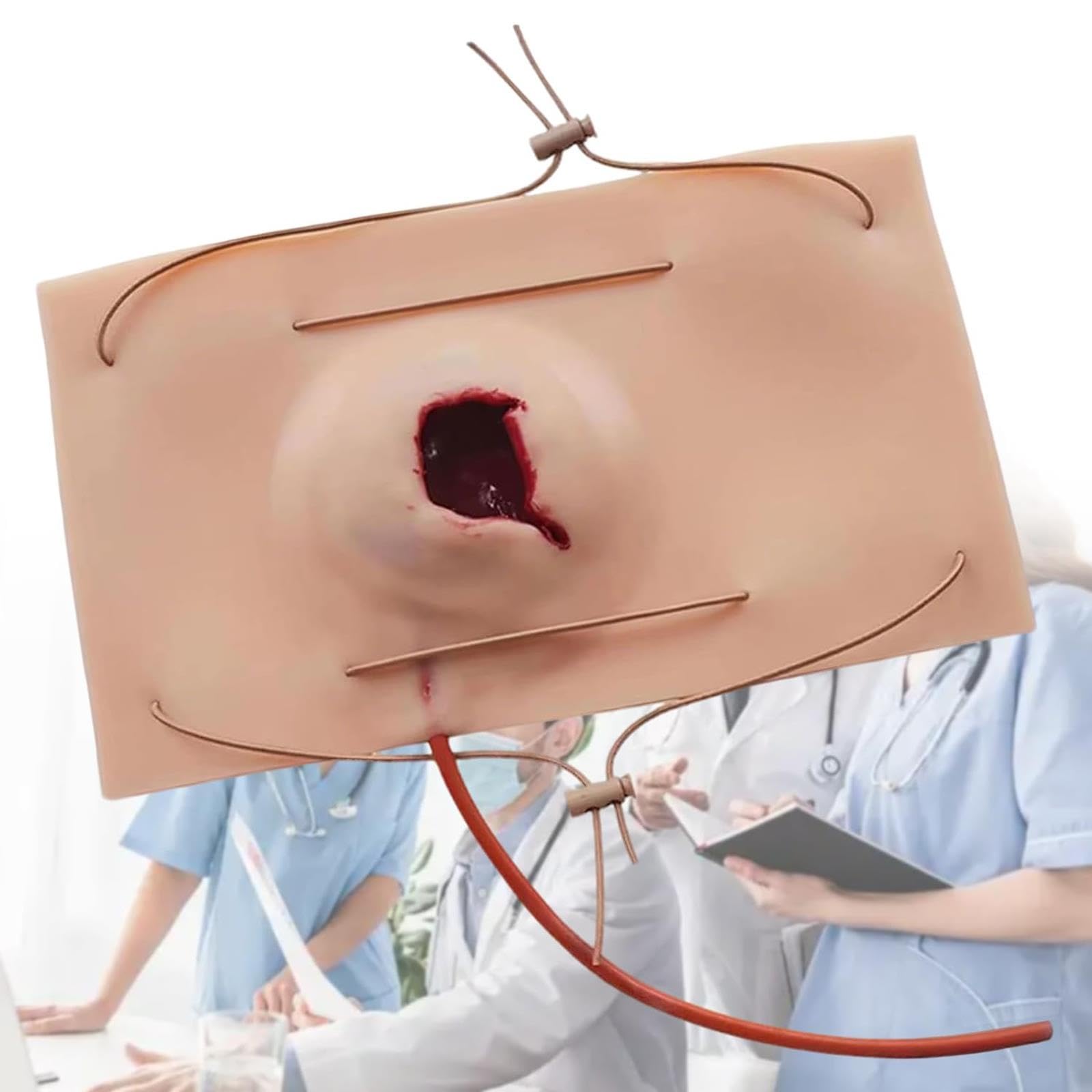 Wundmodell Blutstillung Tourniquet Trainer, Nahtset Medizin, Erste-Hilfe