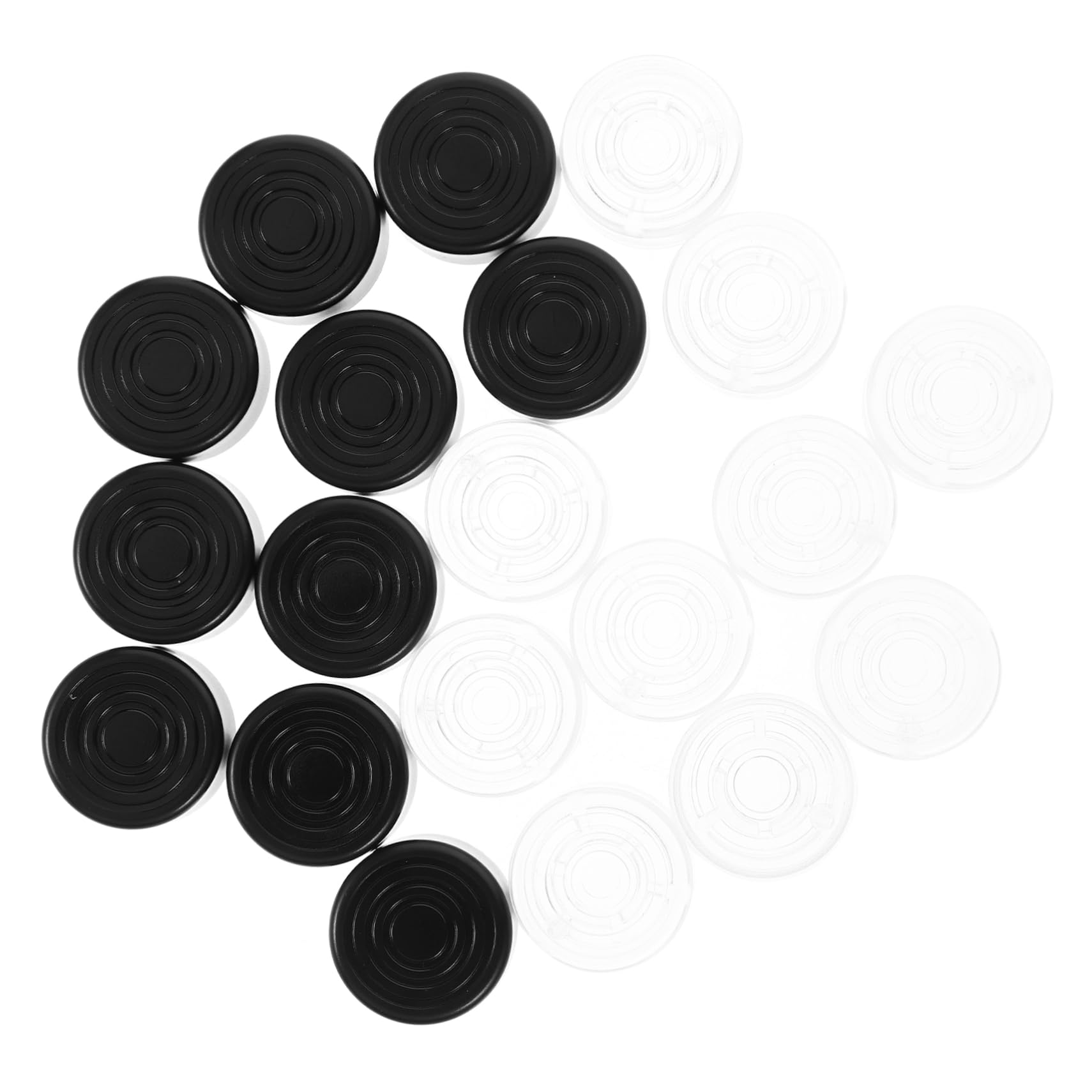 Abaodam 20pcs Guitar Effect Pedal Footswitch Topper Foot Switch Pedal Guitar Accessory Plastic Cap for