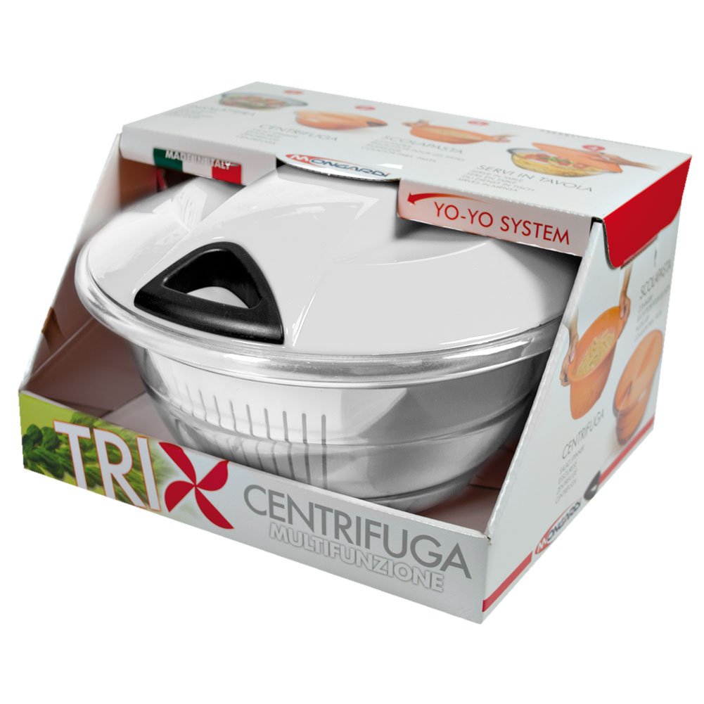 Mongardi 2075C05 Trix Centrifuga, Plastica, Verde/Arancio, 26x16.5x0 cm