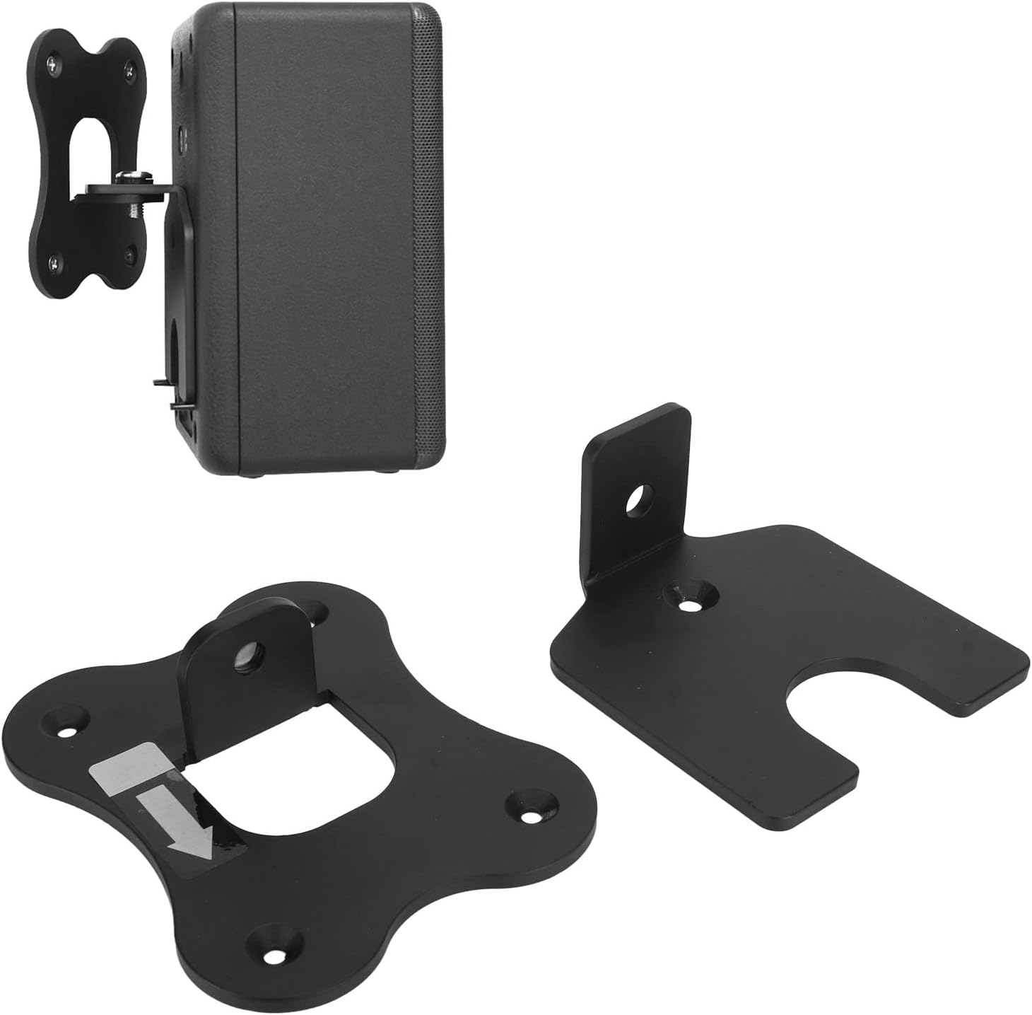 Speaker Wall Mounts for RS3S, Heavy Duty Metal Speaker Wall Mounting Holder Compatible with RS3S Speaker, Space Saving