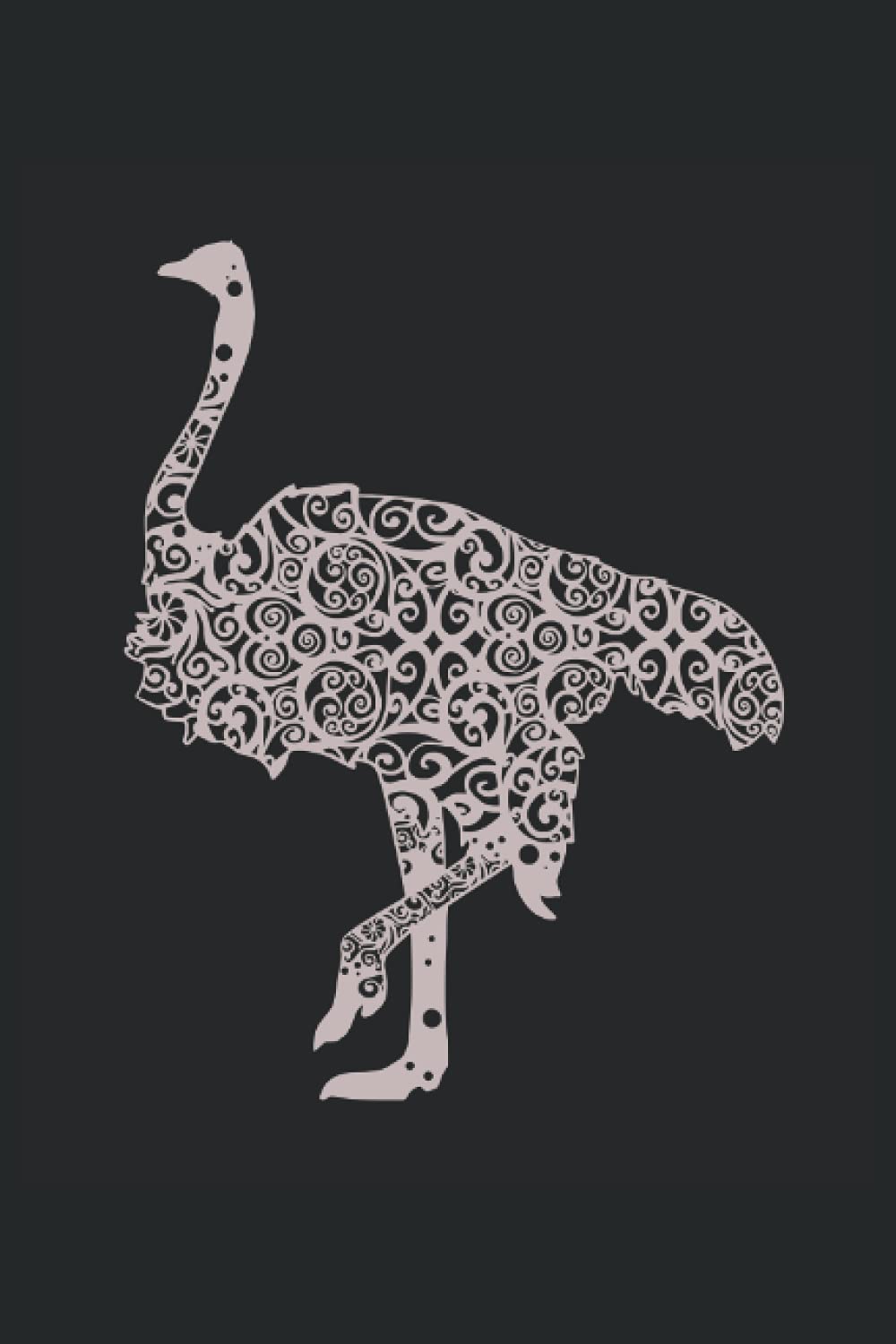 Ostrich Notebook: Funny and Cute Ostrich Composition Book, Journal, Notebook for Ostriches lovers. Wide Ruled