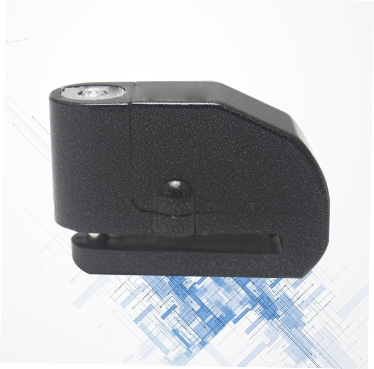 Cabilock Disc Lock Alarm for Motorcycle Theft Disc Brake Lock with Siren Pin Durable Body for Bikes Scooters Black
