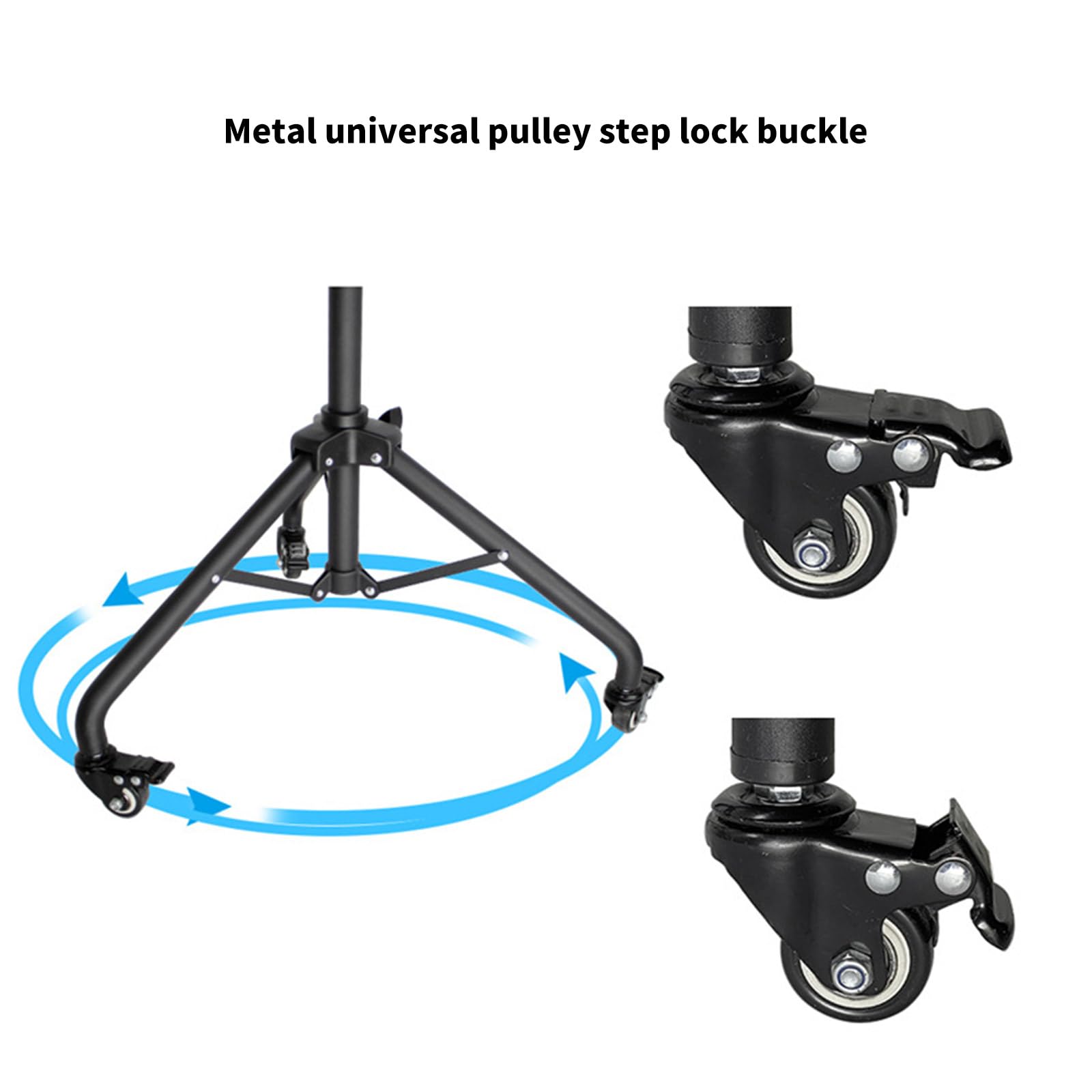 Soporte plegable de metal para proyector para laptop, base antideslizante, carga de 55 libras, soporte de escritorio ajustable para equipo de estudio, instrumento