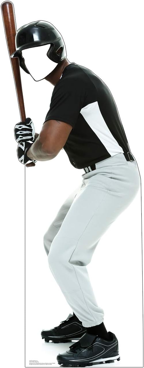 Life-Size Baseball Player Cardboard Stand-In Cutout