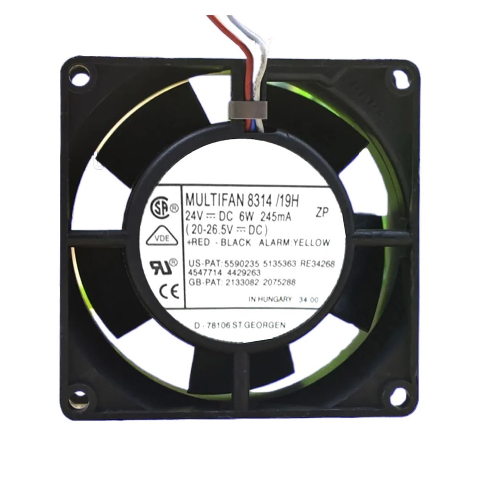 OKEWGHFL 8314/19H 24VDC 245mA 6W COOLING FAN 8032 80 x 80 x 32 mm