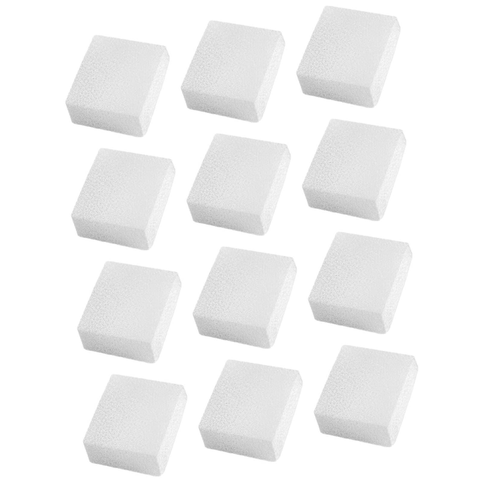 Uqezagpa 12Pcs Pet Fountain Replacement Olyurethane Sponge Filter for 64Oz / 2L Dog Water Fountain Dispenser Feeder Accessories Washable Pet Spring Sponge