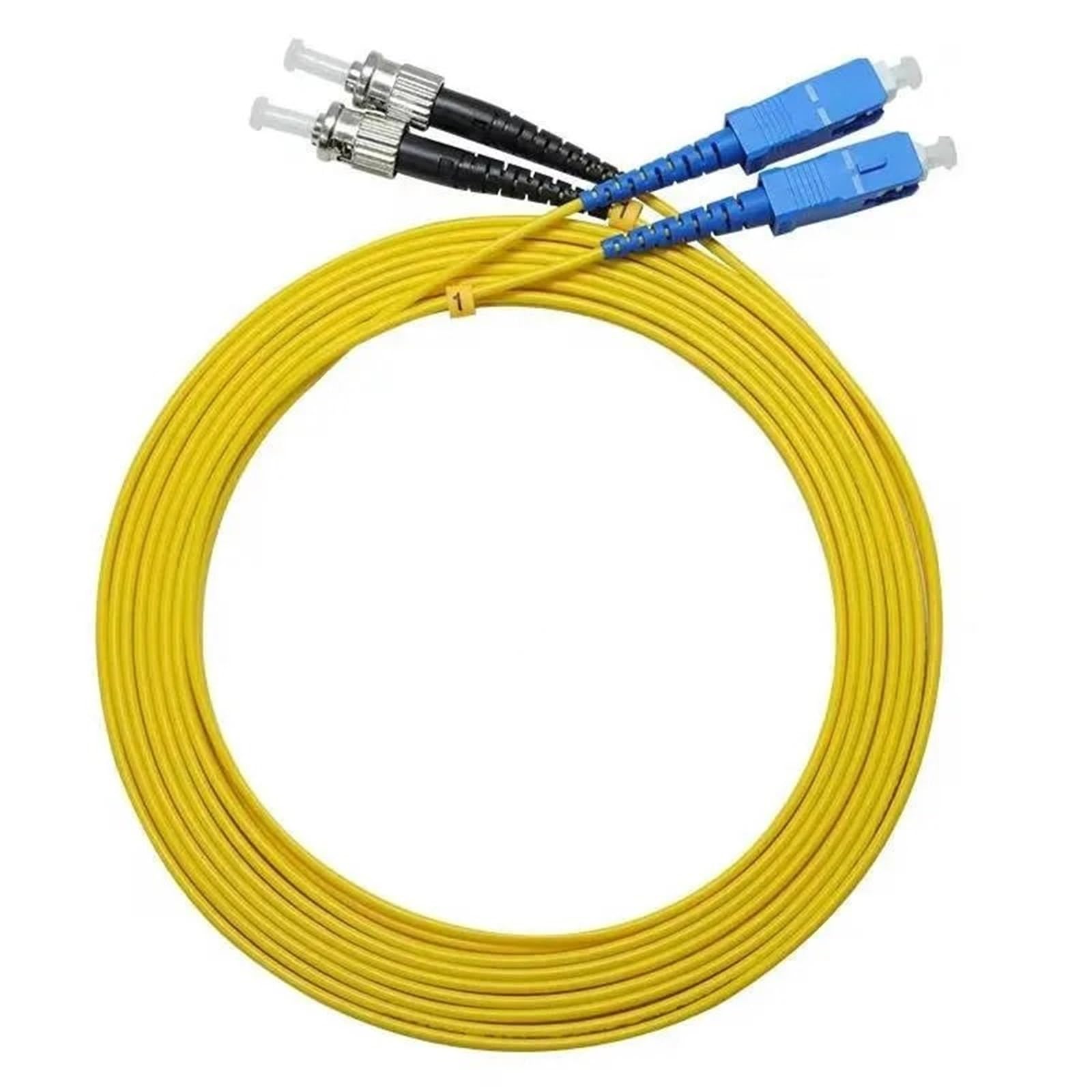 10 pezzi SC UPC-ST UPC Cavo patch in fibra ottica duplex monomodale simplex Cavo jumper SM Duplex 2 core Ottico 1 m 2 m 3 m 5 m 10 m(Red)