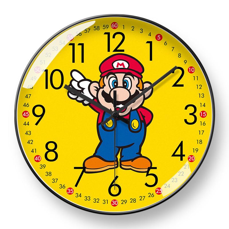 Amazon.co.jp: Raineed スーパーマリオ壁掛け時計 壁掛け時計