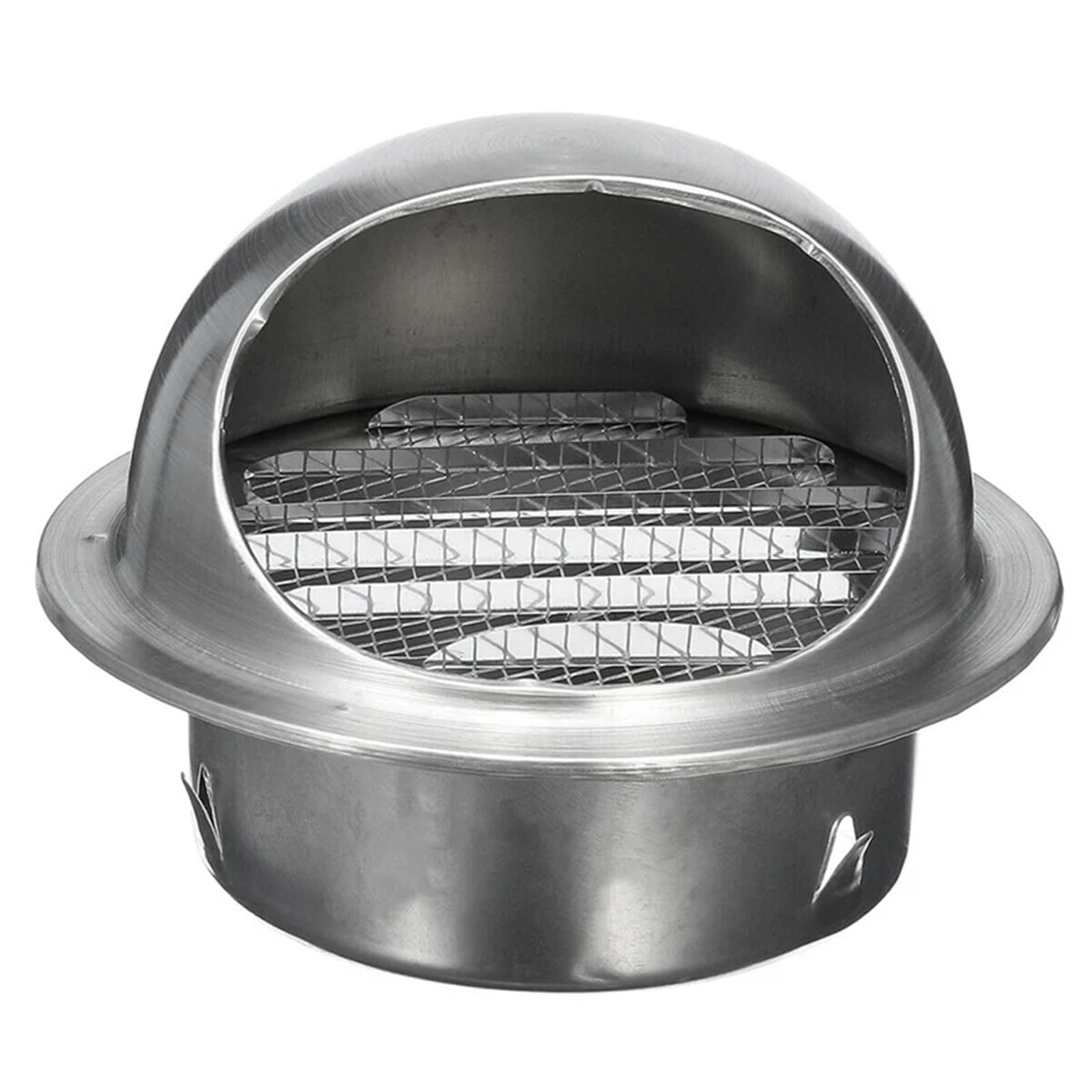 2pcs Ventilation Exhaust Grille Wall Ceiling Air Vent Ducting Cover Outlet Heating and Cooling Waterproof Cap for Ventilation(80mm)