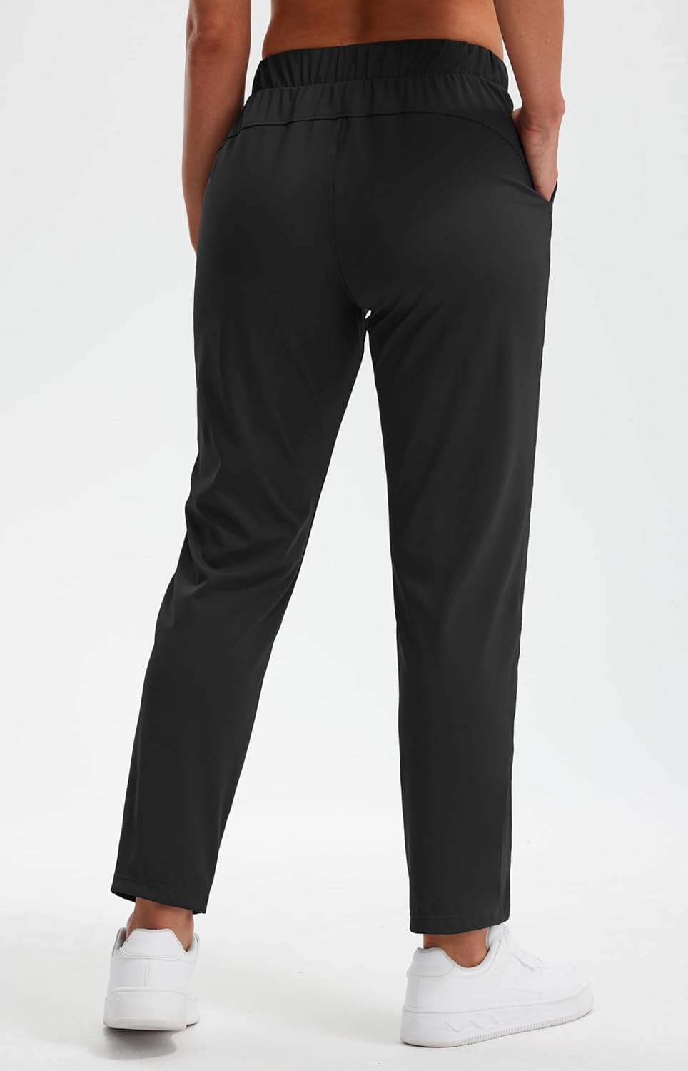 Libin Women's 4-Way Stretch Golf Pants 7/8 Ankle Casual Joggers Dress Work Sweatpants Pockets for Yoga, Athletic, Lounge - Image 2