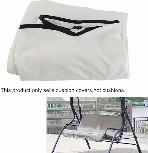 Miniatura 3 de Keenso Funda de cojín para columpio, 3 asientos, impermeable, para exteriores, para patio, jardín, 60 x 20 x 20 pulgadas