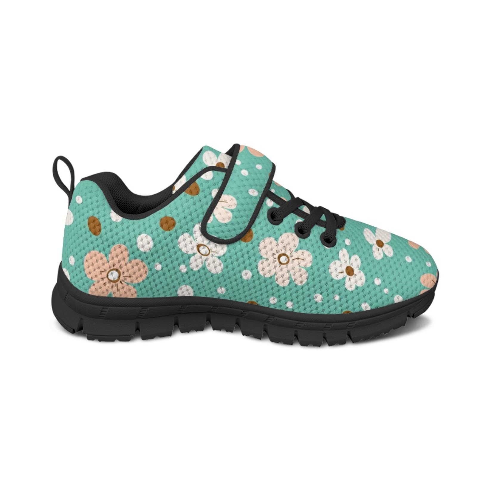 Girls' Sneakers Lace-Up Shoes for Kids Girls Funny Running Shoes Kids Stitch Fashionable Design Tennis Sneakers