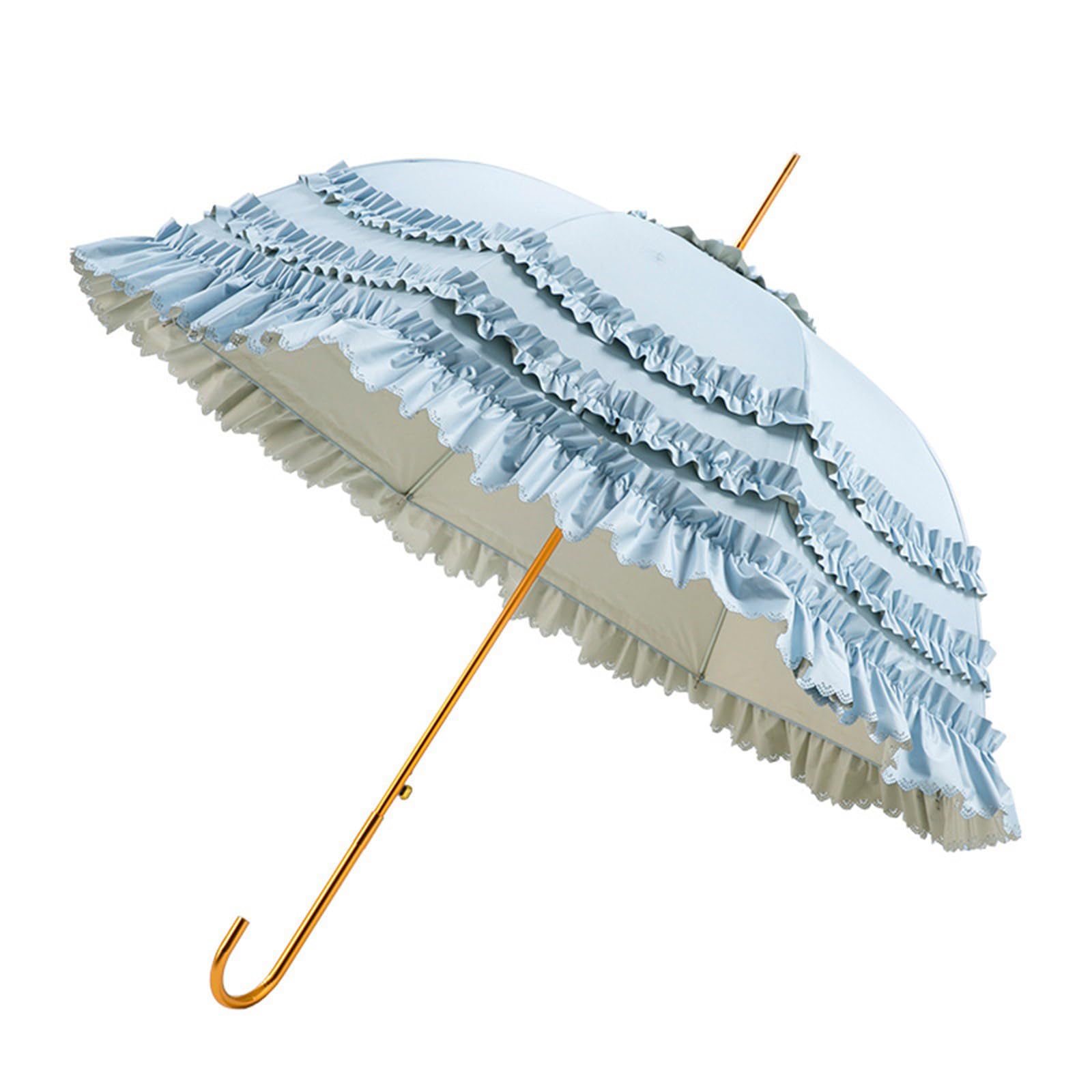Hinayosan Women's A Lace Parasolumbrell Vintage Wedding Bridal Dome Parasol Princess Lace Umbrell For Cosplay Photography