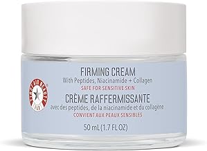 First Aid Beauty Firming Collagen Cream with Collagen, Peptides and Niacinamide – Day + Night Anti-Aging Face Moisturizer – 1.7 fl oz