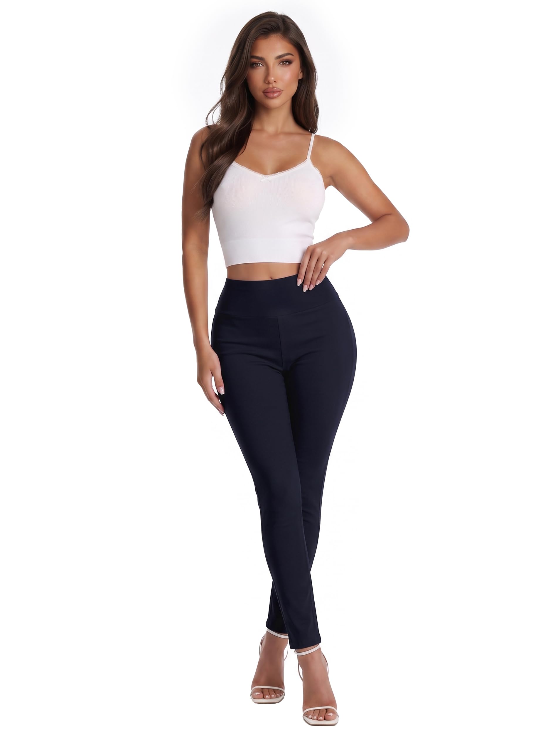 Hybrid &amp; Company Super Comfy Stretch with Full Elastic Waist Pull On Millennium Twill Pant