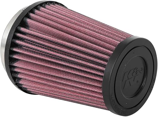 K&N Universal Clamp-On Air Filter: High Performance, Premium, Washable, Replacement Filter: Flange Diameter: 2.875 In, Filter Height: 5 In, Flange Length: 0.625 In, Shape: Round Tapered, RU-2600