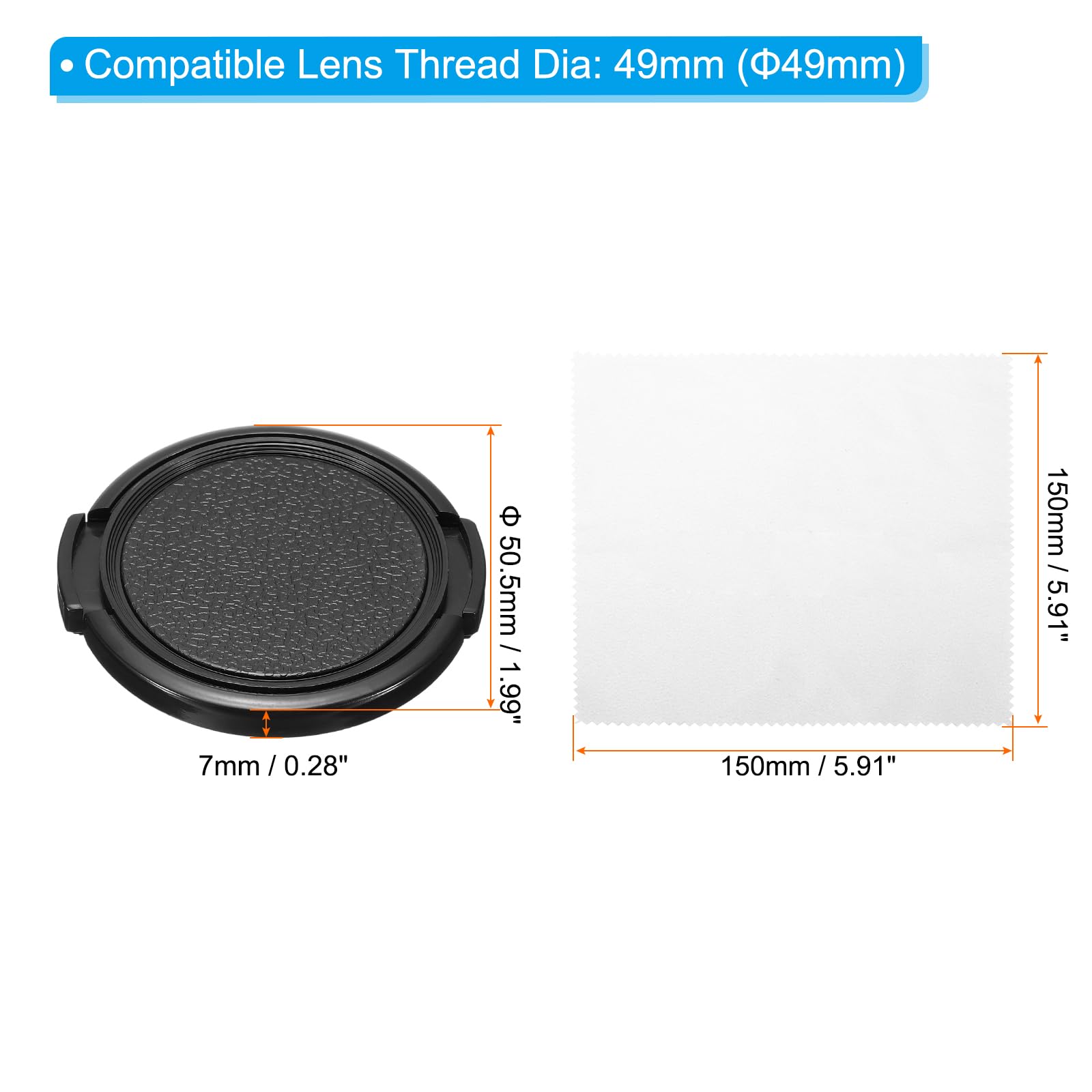 PATIKIL 49mm Lens Cap - Image 2