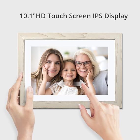 Dragon Touch Digital Picture Frame WiFi 10 inch IPS Touch Screen