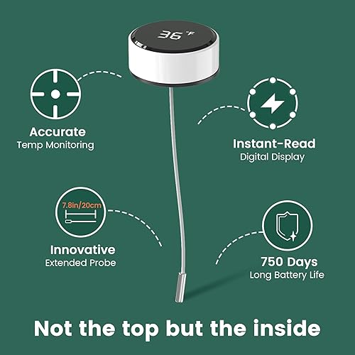 Miniatura 2 de Enfriador compacto de insulina 60H, estuche de viaje, pantalla de temperatura, enfriador de medicamentos para viajes, bolsas de hielo aprobadas por