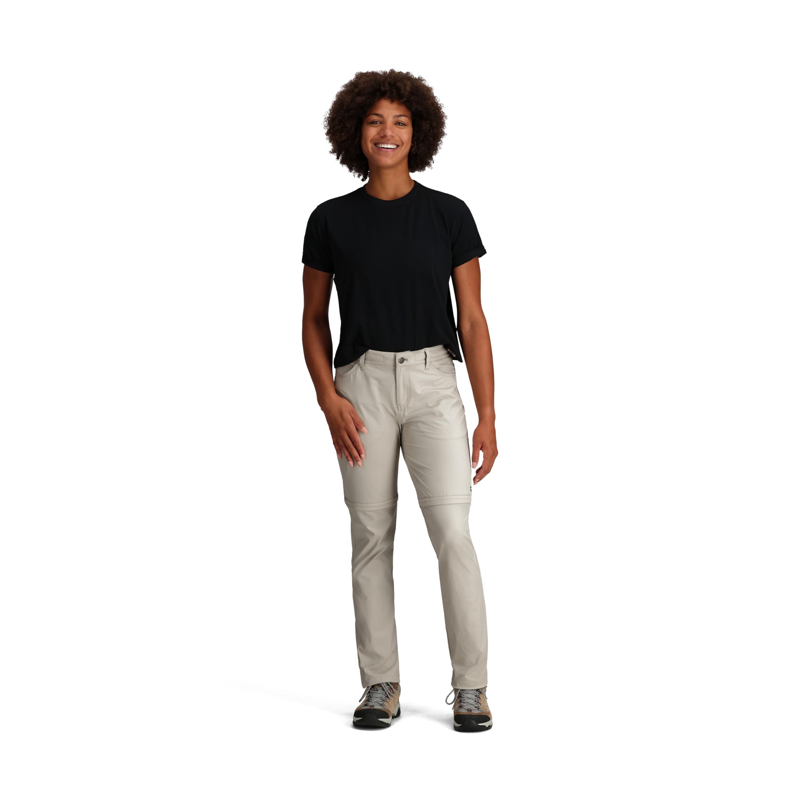 Outdoor Research Pantaloni convertibili Ferrosi Donna - Attrezzatura da Escursionismo Ar, Sabbia scura., 40
