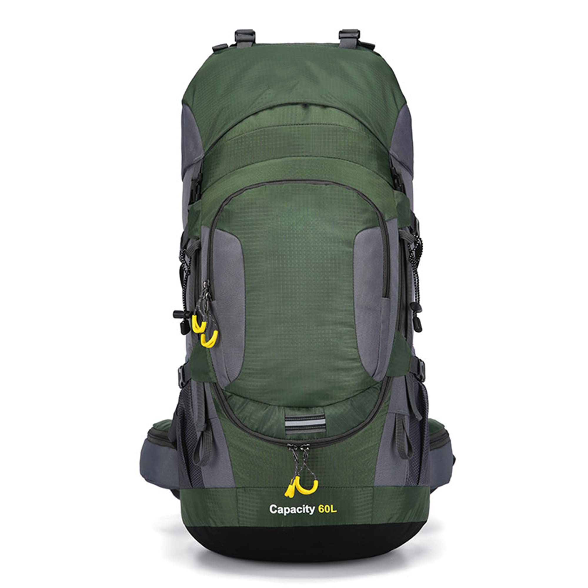 Plecak turystyczny na kemping, 60 l duża pojemność plecak outdoorowy dla mężczyzn kobiet torba alpinistyczna wspinaczka podróż wodoodporny plecak z osłoną przeciwdeszczową