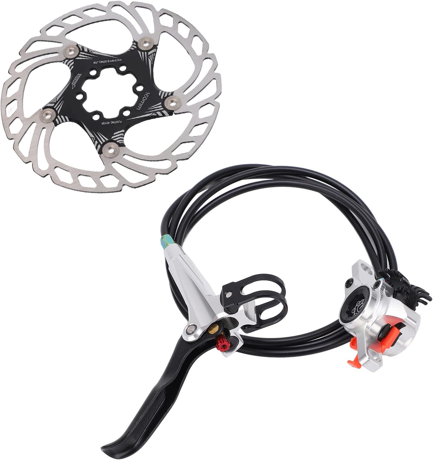 MEIJUN Bicycle Disc Brake Kit Front Rear Disc Brakes Conversion Set for Road Mountain Bicycles