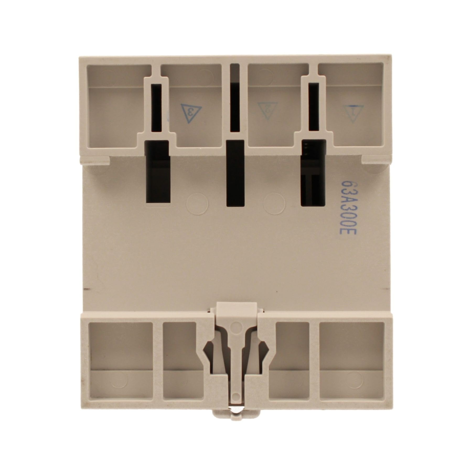 Interruptor diferencial puro tipo B trifásico, salvavidas 300 mA 25 A, RCCB 3P + N 10 kA 380 V, 4 módulos DIN, serie PR8HM electromagnética, certificado IEC61008-1