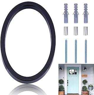 Modern House Numbers,Go Ho 5 Inch Floating House Numbers for Outside,Bright Black Zinc Alloy House Number Garden Door Mailbox Address Numbers,Easy to Install with Nail Kit(Number 0)