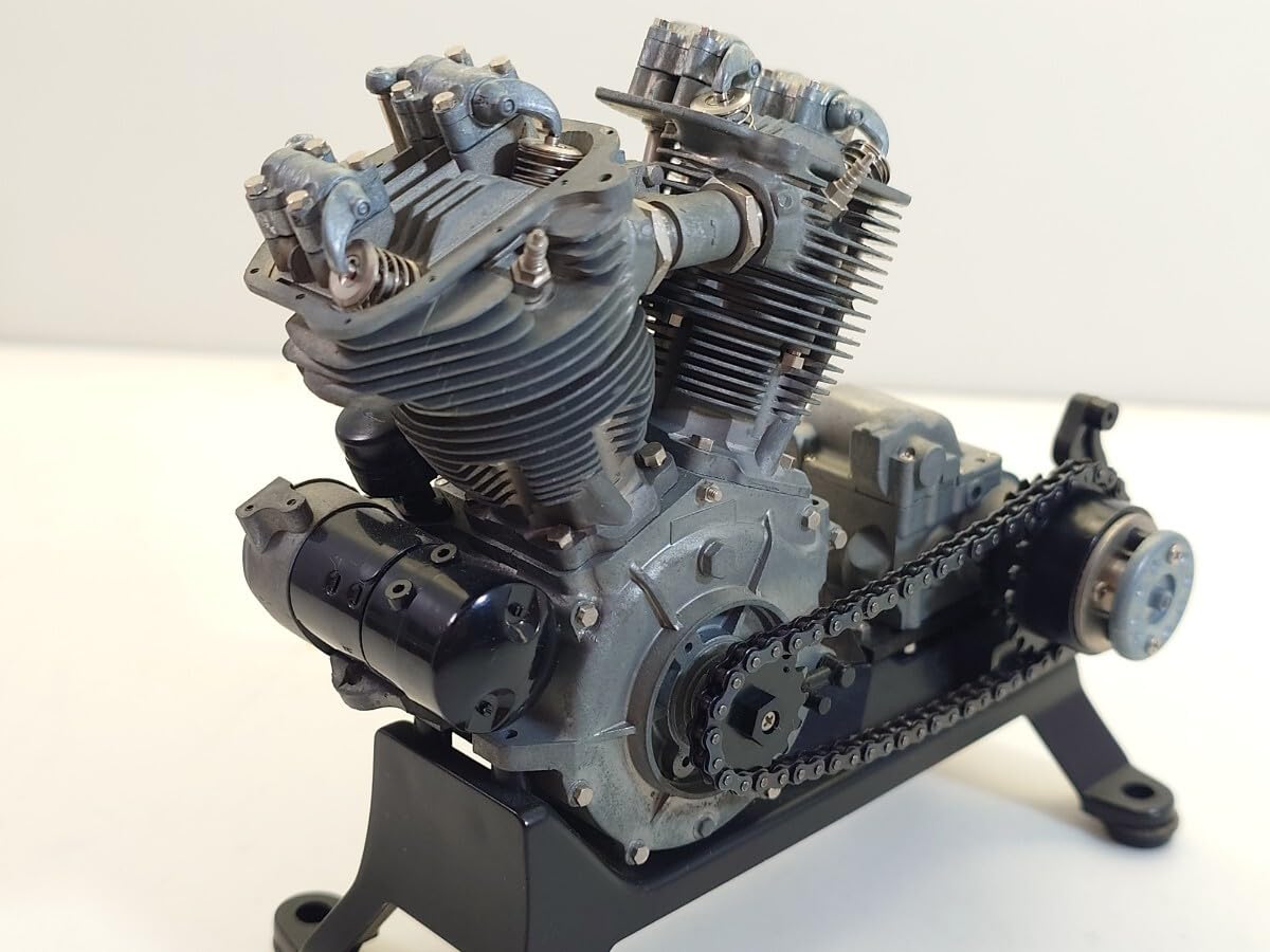 値下げ品マルシン工業 1／6 スケール ハーレーダビットソン 金属製エンジン模型 未組立 希少】マルシン ハーレーダビッドソン 1/6 エンジンモデル