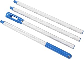 Pólo de Piscina Telescópico de Alumínio Rede Acessório de Limpeza de Piscina de Alumínio Skimmer Pólo de Piscina Telescópico de Alumínio para Redes Skimmer