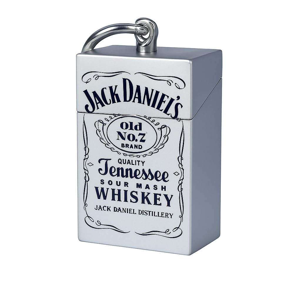 Urban Sajavaat Pocket Ashtray with Keychain Fireproof Metal Ashtrays Small - Silver-image-15