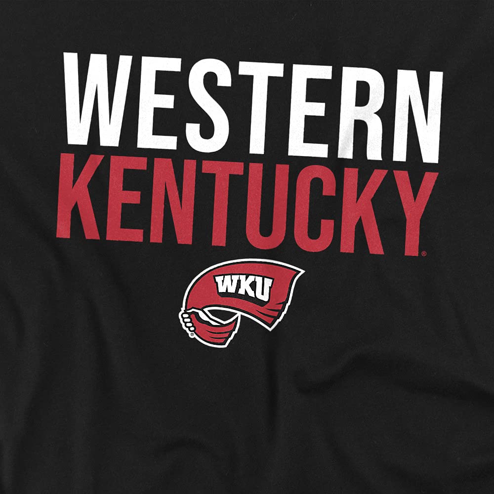 Western Kentucky University Official Stacked Unisex Adult T-Shirt, Stacked, 2X-Large