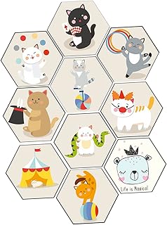 VOSAREA 10 Pçs Adesivos De Azulejos Decorativos De Cerâmica Adesivos De Parede Adesivos De Chão Adesivos De Chão Em Pvc Adesivos De Azulejos Decorativos Adesivos De Azulejos De Chão