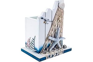 1p Wooden Pen Holder for Desk